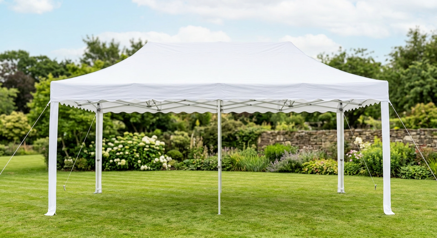 Location de tente pliante / barnum 3×6 (Blanc) en location