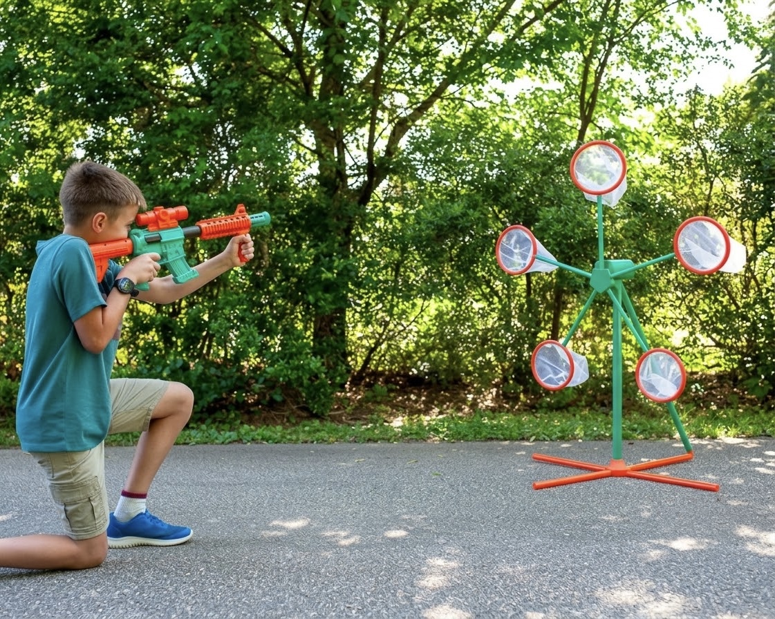 Jeu Cible de tir rotative en location