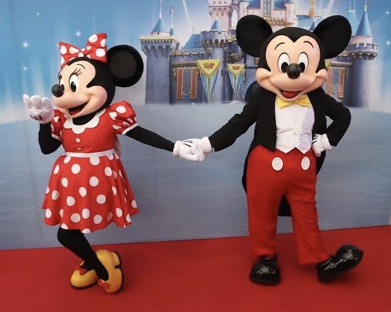 Costume de mascotte Mickey & Minnie