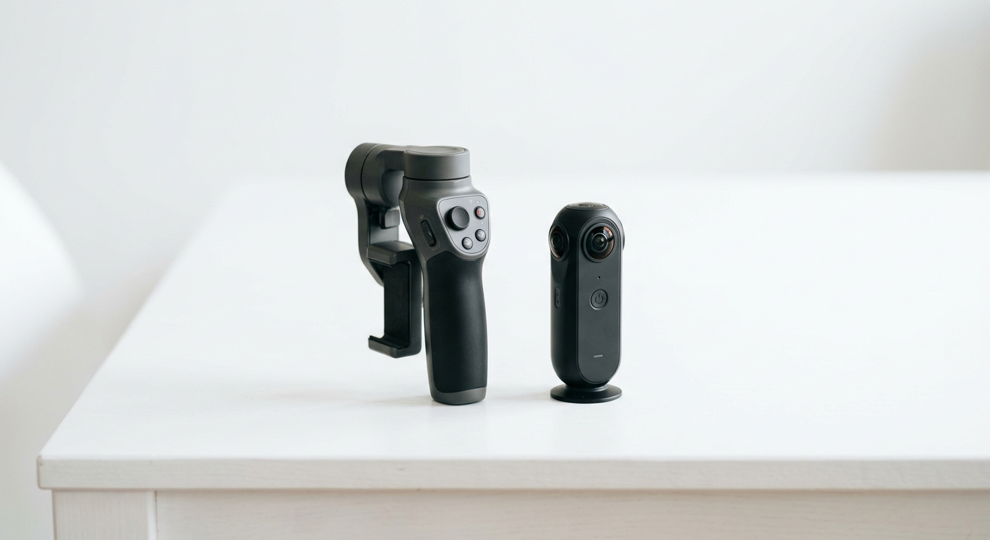 Osmo 3 + Insta360 X3 en location
